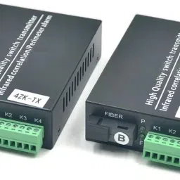 RAMEX 4CH Dry Contact Over Fiber Media Converter for Access Control 20KM 1 Ports 1000 Mbps Network Switch-image-9