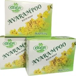 Avarampoo Glowing skin bath soap- 100gm pack of 3 300gm-picture-21