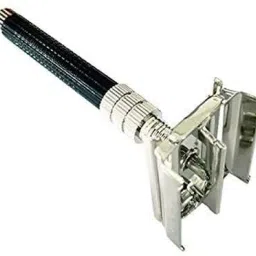 shilpokuthi Premium Double Edge Razor, Butterfly Open, Black Long Handle for Men, Men image 3