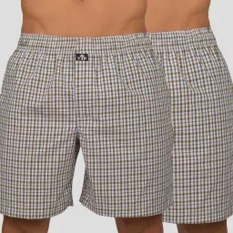 Pack of 2 Checkered Men Boxer-image-86