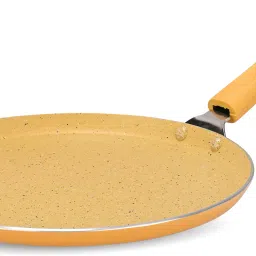 NAVRANG YELLOW ALUMINIUM GRANITE NONSTICK DOSA TAWA 260 MM Tawa 26 cm diameter-14