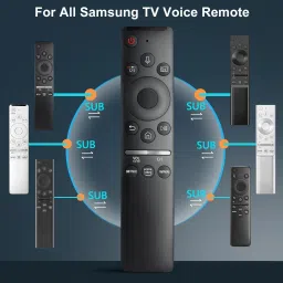 MARS Voice Control Bluetooth Voice Remote Control for Samsung Smart TV QLED UHD Frame Curve Solar SAMSUNG Remote Controller image 3