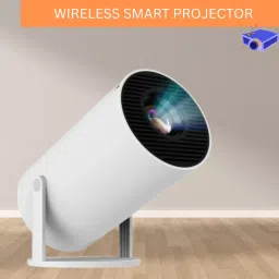 FRONY Mini HD Projector for Home 4KSupport With Built-in App Netflix/Prime/YouTubeQ415 (4500 lm / 1 Speaker / Wireless / Remote Controller) Portable Projector-image-24