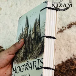 nizam handicraft Harry Potter Hogwarts Print special binding A5 Diary Un-Ruled A5 Diary 200 200 Pages image 3