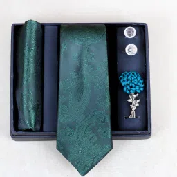 RANDOM STRIPE Satin Tie & Cufflink-image-22