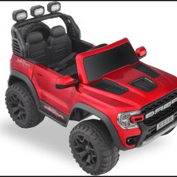 Kids Premium 6199 Painted Metallic Red 4 x 4 Jeep Battery Operated Ride On-image-35