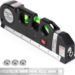 LASER LEVEL TOOL Laser Level Tool, Multipurpose Laser Level Kit Standard Cross Line Laser level Non-magnetic Carpenter's Level-picture-4