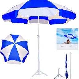 42in/7ft Outdoor Garden Big Size Umbrella With Stand For Hotels Beach And Shop Umbrella-image-69