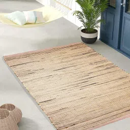 Beige Jute Area Rug-image-1