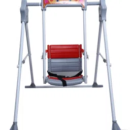 Garden Swing, Swing for School,Terrace, Garden, Adjustable Ropes Grey & red-33