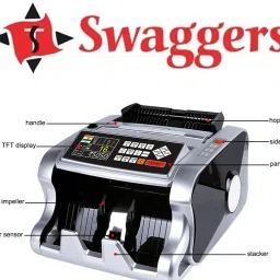 SWAGGERS Mix Value Note Counting Machine with Japanese Color Sensor & MG,UV,IR Note Counting Machine image 5