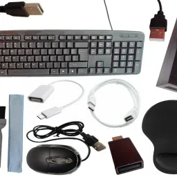 ANJO USB Keyboard-LED Mouse-Wrist Support Pad-2.0 Hub-3in1 Cleaner-OTG C&Micro-Ext. Combo Set Designed for Gaming-15