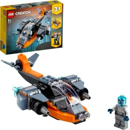 Creator 3-in-1 Cyber Drone (113 Blocks)-image-14