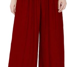 Women Regular Fit Maroon Viscose Rayon Trousers-image-46