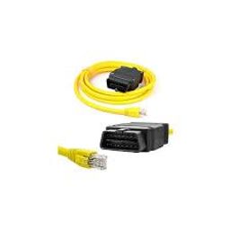 MAPOUT Mapout24 ENET Ethernet Cable RJ45 Yellow OBD OBDII OBD2 Interface Coding f-Series Cable use for Compaitble with INPA E-SYS Code Reader…SMPL042 image 5