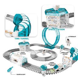 KITI KITS Different Way to Build Your Own Track Set with Glow at Dark (Space-Track) image 3