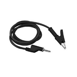 Black 1M Double End Test lead Wire 4mm Banana Plug Alligator Clip Crocodile 15A-27