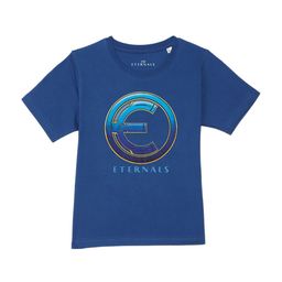Marvel by Wear Your Mind Boys Blue Eternals Printed Pure Cotton T-shirt-picture-33