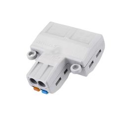 PCT-SPL-62 0.08-2.5mm 6:2 Pole Wire Connector Terminal Block with Spring Lock Lever for Cable Connection image 2