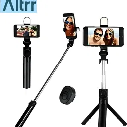 ALTRR Adjustable Selfie Stick and Tripod with Mobile Phone Stand Feature Bluetooth Selfie Stick-19