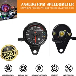 showride Speedometer LED Backlight Neutral Headlight Turn Signal Indicator Analog Speedometer-picture-48