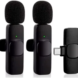 Professional Wireless Dual Collar mic for Type-C,No Need App/Bluetooth Microphone-20