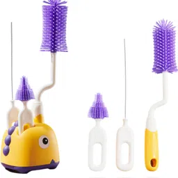 bembika Baby Bottle Brush Set For Your Baby’S Feeding Bottle Brush And Nipple Cleaner-picture-48