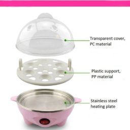 Egg Cooker, Egg Boiler, Egg Poacher Electric, Egg Steamer (Multicolor) 645 Egg Boiler 7 Egg Single layer 645 Egg Cooker-image-93