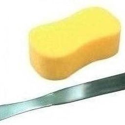 Red Ballons Multicolour Synthetic Bath Sponge With Wax Knife Combo Pack Of 2 image 1