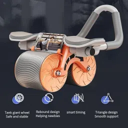 ycvariya Automatic Rebound Abs Wheel with Elbow Support and Timer Ab Exerciser image 5
