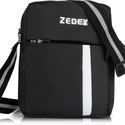 Black Men & Women Sling Bag Zipper Adjustable Strap Multi Compartment Sling Bag-image-16