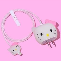 Gifts Island Premium Silicone Charger Covers for Apple 18W & 20W Power Adapters - Hello Kitty Cable Protector-40