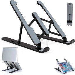 Krusan Ventilated Cooling Notebook Stand Mount Compatible with All Laptop Laptop Stand 6-Angles Adjustable Laptop Stand-11