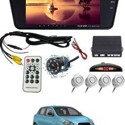 maties 7Inch Rearview Monitor Mirror with Touch Button,Camera & Silver sensor 99 Black LCD-picture-37