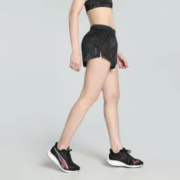 puma Self Design Women Black Running Shorts image 3