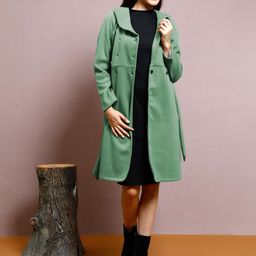 athena Wool Solid Coat For Women-picture-40