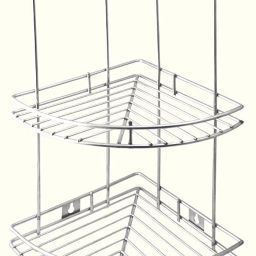 Containers Kitchen Rack Corner Storage Rack for kitchen multipurpose and Bathroom use Steel-image-94