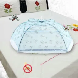 Nylon Kids Washable foldable baby umbrella net for kids 0 to 2 year ( blue) Mosquito Net-14