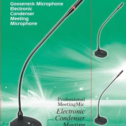 divinext EAS-27 Table Meeting Microphone/Table Gooseneck Voice Condenser Mic + Pop Filter Gooseneck Microphone Flexible Standing Conference PA System D-27 Indoor, Outdoor PA System image 3