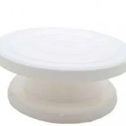 Round Rotating Revolving Cake Turntable Decorating Stand Platform Plastic Cake Server-19