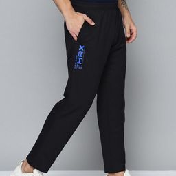 hrx by hrithik roshan Men Solid Black Track Pants-picture-36