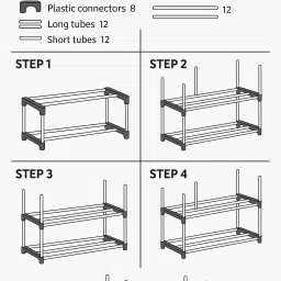 srmaji store Plastic Open Book Shelf image 5