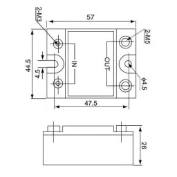 DC To AC SSR-25DA Solid State Relay Module 3-32 VDC /24-380VAC 25A image 3