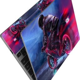 Anweshas HD Printed Full Panel Laptop Skin Sticker Vinyl Fits Size Upto 15 inches No Residue, Bubble Free, Waterproof - Biker Motorcycle Self Adhesive Vinyl Laptop Skin Compatible for 15.6 inch-image-51