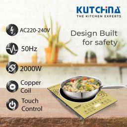 kutchina 2000 W Induction Cooktop Touch Panel image 3