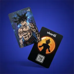 Goku - Superhero Visiting Card | QR Support | NFC-enabled | PVC base Business Card-22