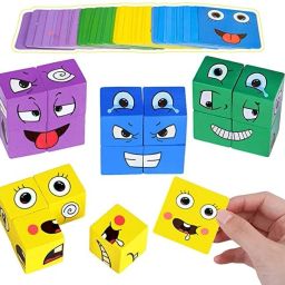 Emoji Cubes Block Matching Puzzle Game with 16 Cubes & 64 Emoji Cards-image-16