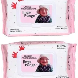 JINGE PUNGE PREMIUM BABY WIPES ENRICHED WITH FRUIT EXTRACT 72 WIPE SET 2-19