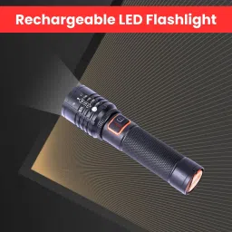Rechargeable Torch Light, Telescopic Zoom, Ultra Bright LED Flashlight G392 Torch-image-47