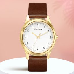 sonata Core Analog Watch - For Men 7135YL01-picture-28